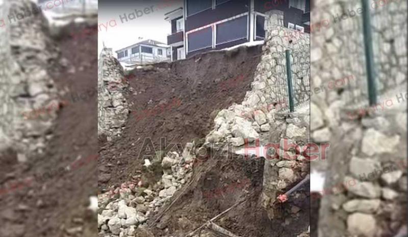 Beldibinde heyelan tehlikesi sürüyor
