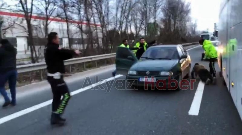 2 kişinin katilleri otoyolda böyle yakalandı