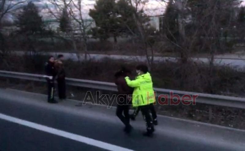 2 kişinin katilleri otoyolda böyle yakalandı