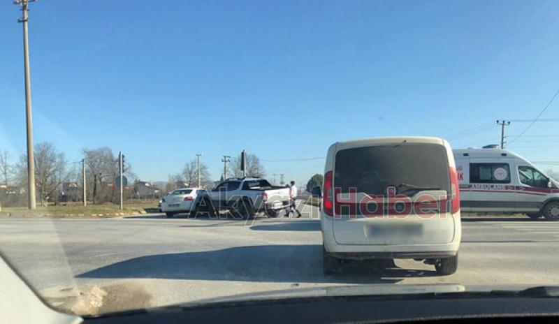 Işık var yine kaza oluyor