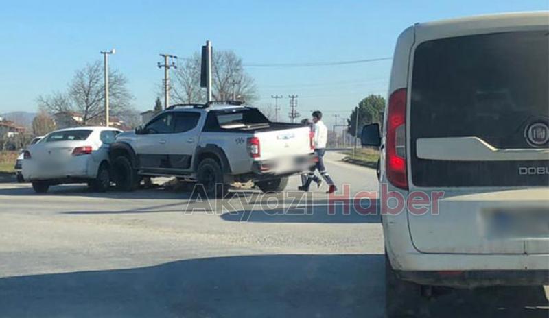 Işık var yine kaza oluyor