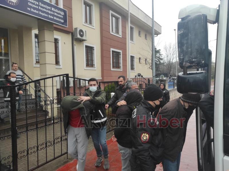 Kombi hırsızları adliyeye sevk edildi