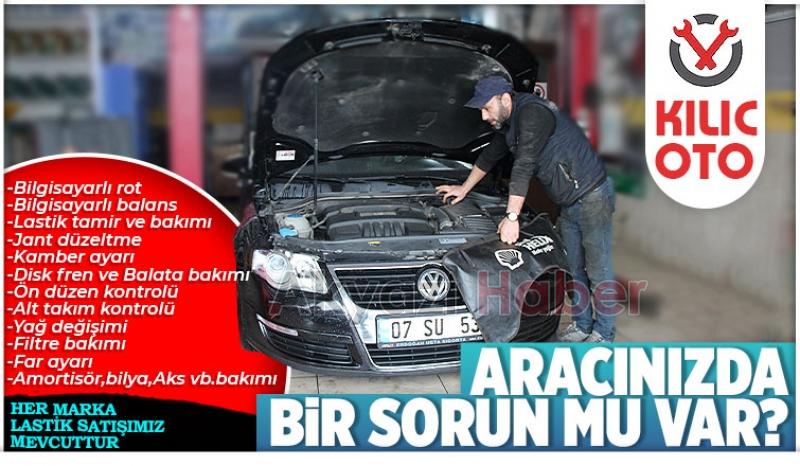 Her marka aracınıza tek noktadan hizmet