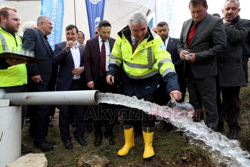  13 mahalleye kesintisiz içmesuyu sağlayacak