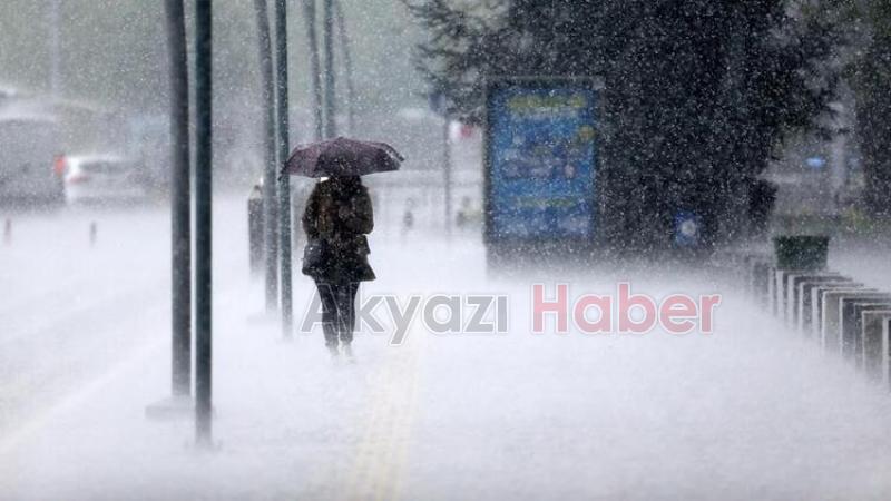 Kuvvetli yağış uyarısı yapıldı