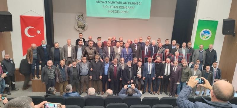 Akyazı Muhtarlar Derneği Başkanı Ahmet Savaş oldu