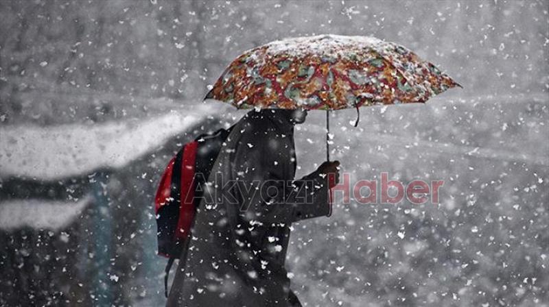 Hava soğuyacak, karla karışık yağmur geliyor