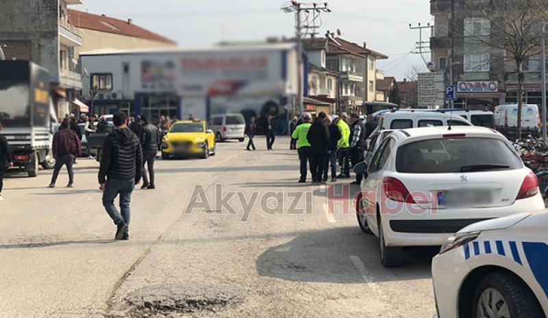 Aracın ezdiği yaşlı adam ağır yaralandı