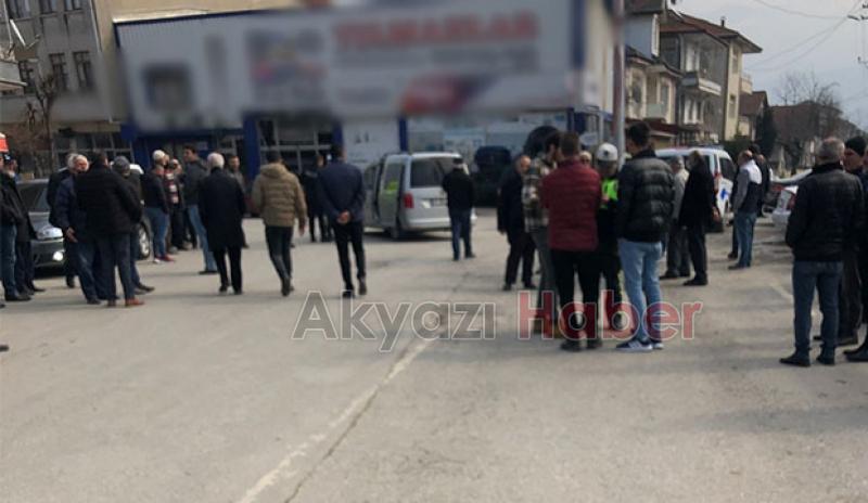 Aracın ezdiği yaşlı adam ağır yaralandı