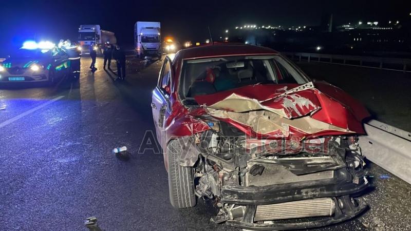 TEM'de kaza 5 yaralı