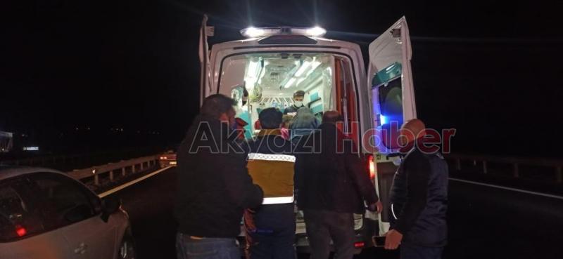 TEM'de kaza 5 yaralı