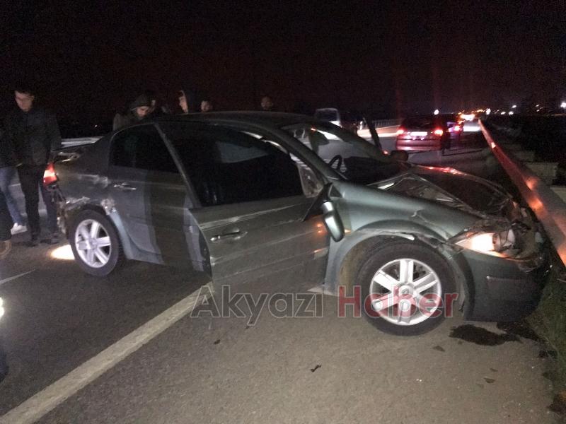 Kazaya neden olan sürücü kaçtı