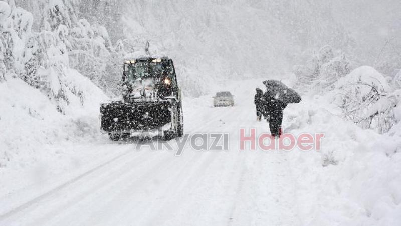 Sakarya için yoğun kar ve tipi uyarısı