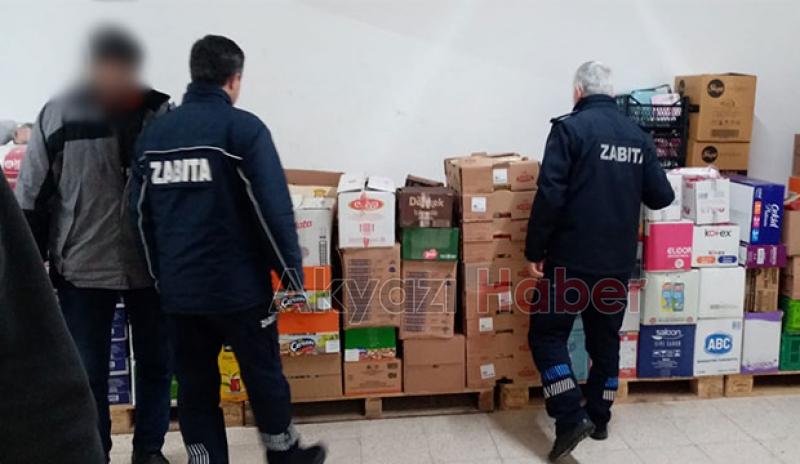  Zabıta ekipleri market denetiminde