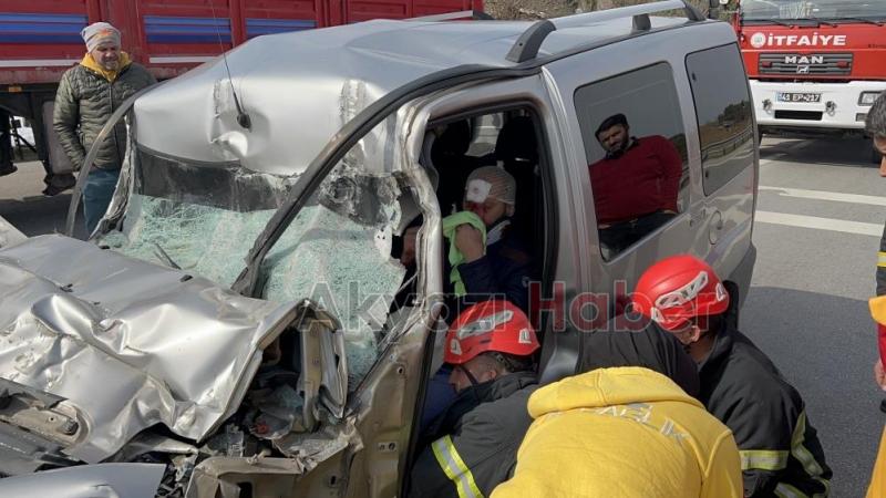 Kocaeli sınırında kaza