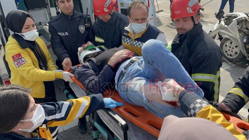 Kocaeli sınırında kaza