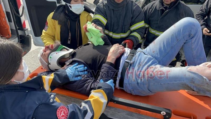 Kocaeli sınırında kaza