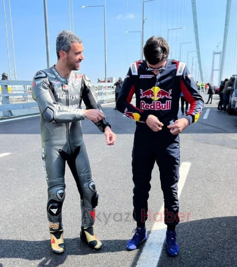 Sofuoğlu ve Razgatlıoğlu Çanakkale Köprüsü'nde kapıştı