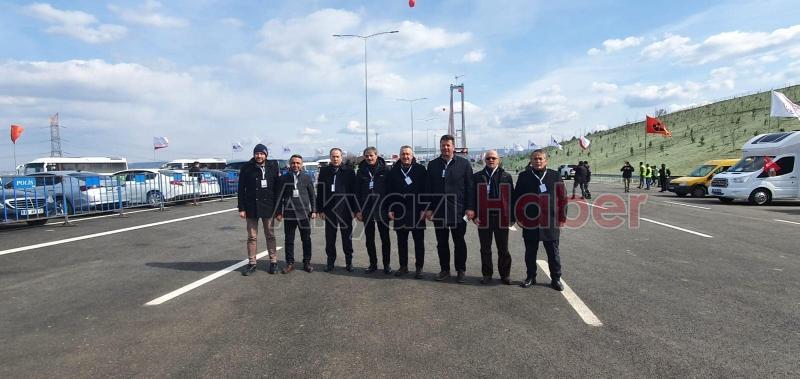 Akyazılı başkanlar 1915 Çanakkale Köprüsü'nün açılışında