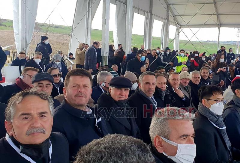 Akyazılı başkanlar 1915 Çanakkale Köprüsü'nün açılışında