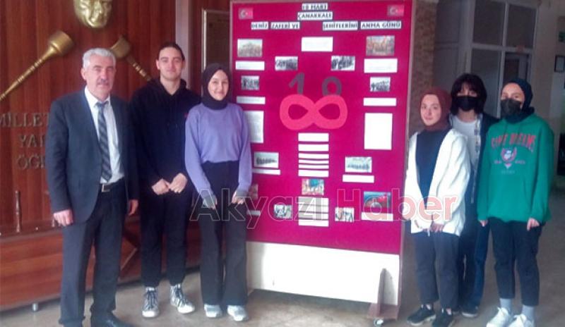 Konuralp Anadolu Lisesinde Çanakkale Zaferi kutlandı