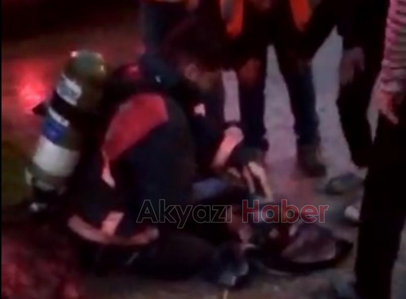 Hendek'te yangında can pazarı