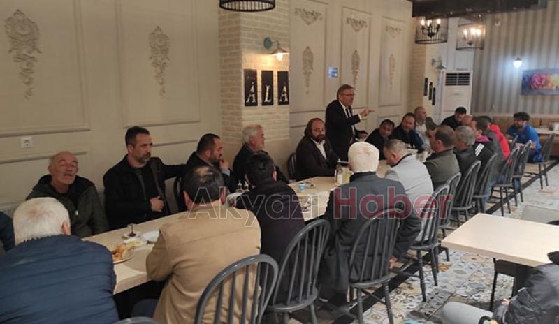 Akyazı'da spor kulüpleri yemekte buluştu