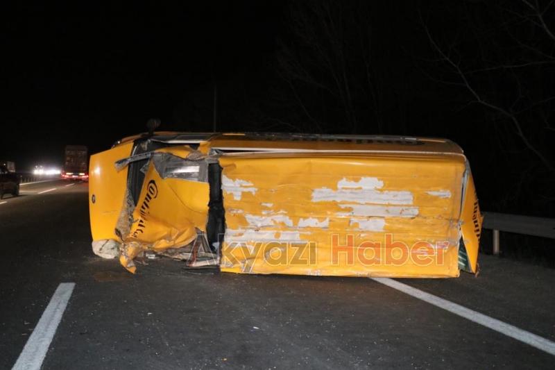 TEM Otoyolu'nda feci kaza: 7 yaralı