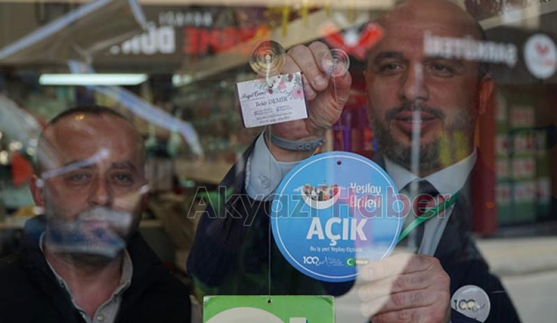 Yeşilay Elçileri Projesine Esnaf ve Müşterilerden Tam Destek 