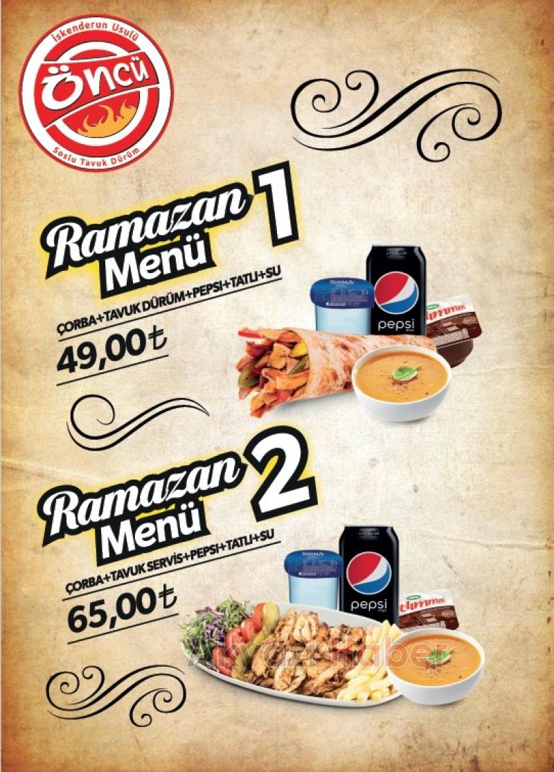 Öncü Döner Ramazan'da Gün Boyunca Açık