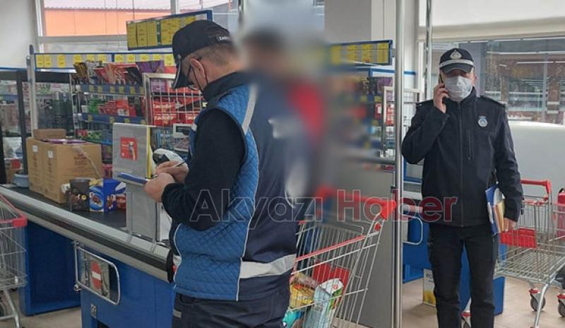  Zincir market ve fırınlara idari işlem uygulandı 