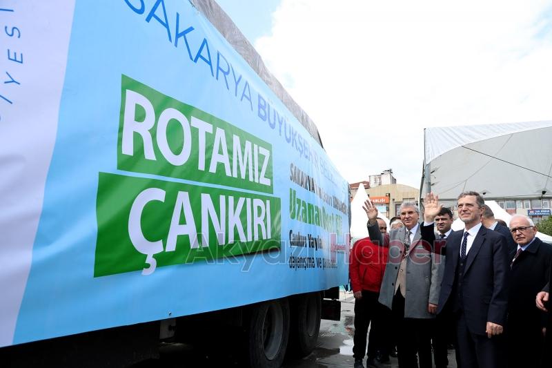 Sakarya’dan Çankırı’ya uzanan dost eli