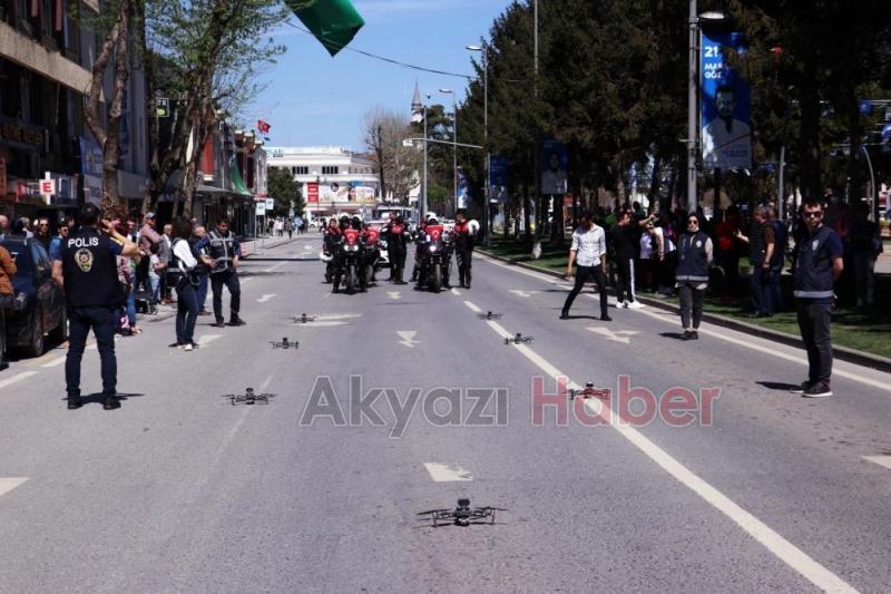Sakarya polisinin drone filosu görücüye çıktı