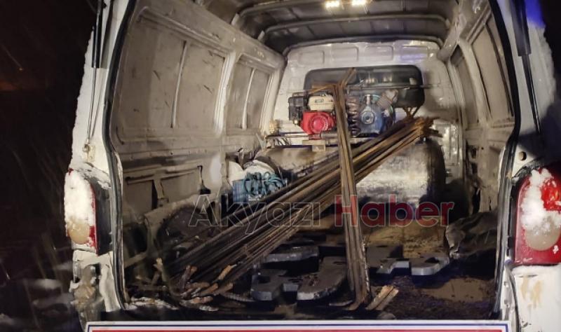 Akyazı'da hırsızlar inşaatları soyuyor