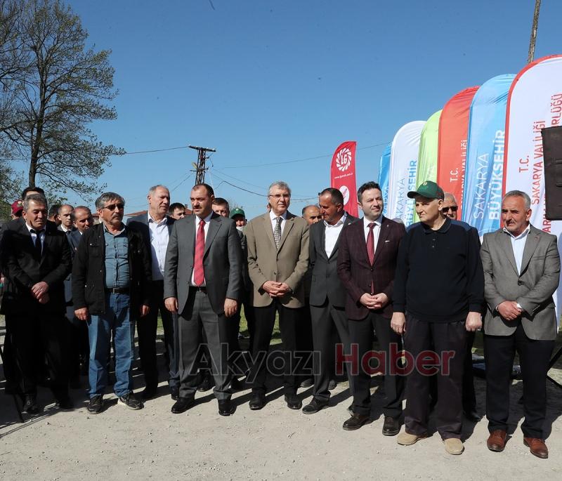 Sakaryalı çiftçilere yağlık ayçiçeği tohumu dağıtıldı