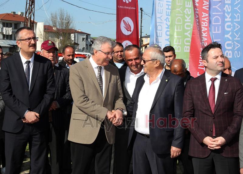 Sakaryalı çiftçilere yağlık ayçiçeği tohumu dağıtıldı