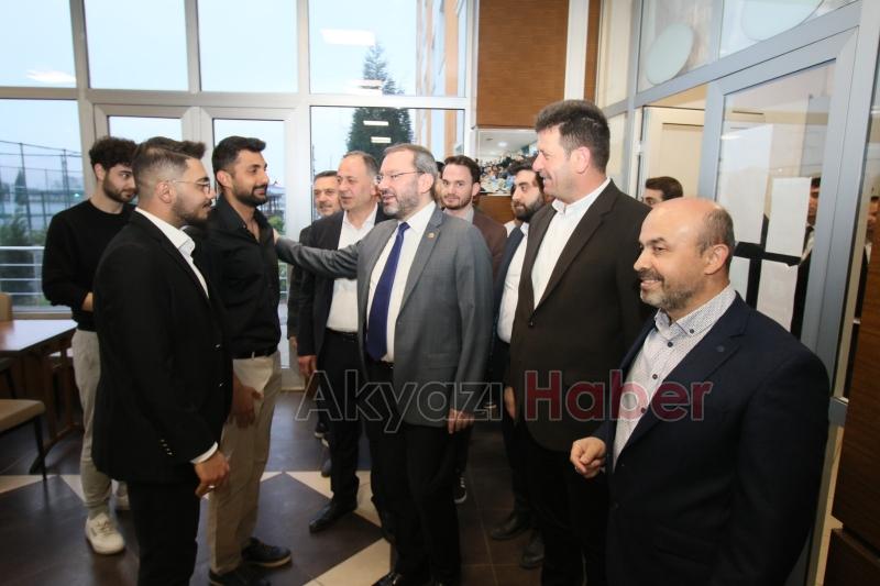  Esnaf ve vatandaşlarla bir araya geldiler