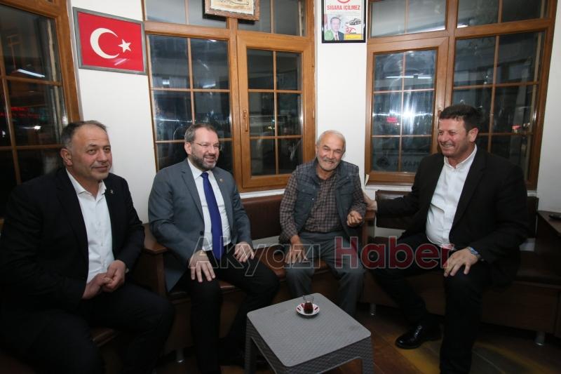  Esnaf ve vatandaşlarla bir araya geldiler