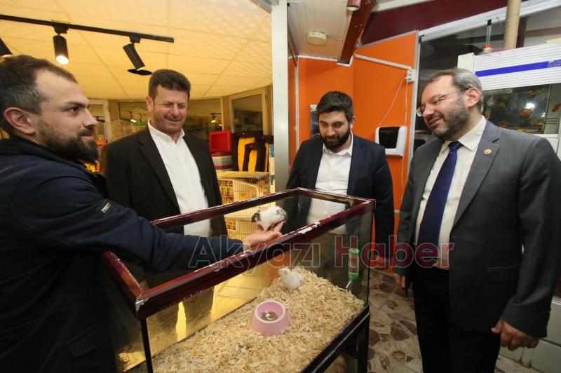  Esnaf ve vatandaşlarla bir araya geldiler