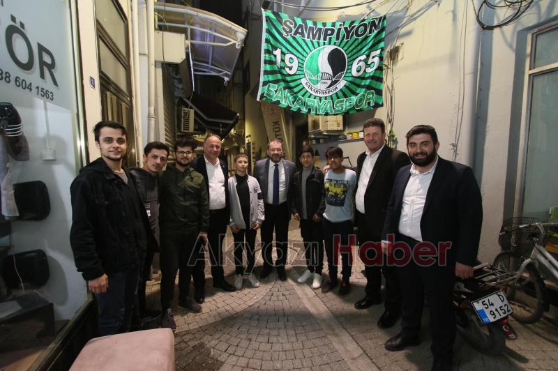  Esnaf ve vatandaşlarla bir araya geldiler