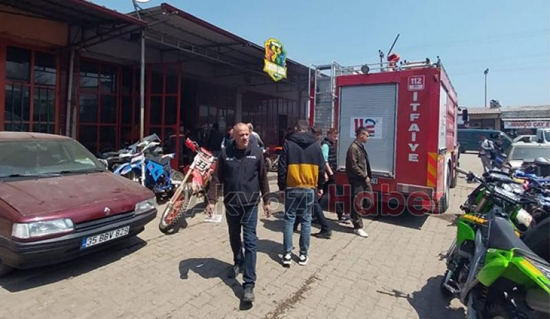 Akyazı sanayide yakıt deposu patladı