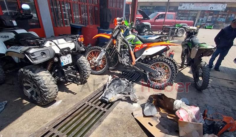 Akyazı sanayide yakıt deposu patladı