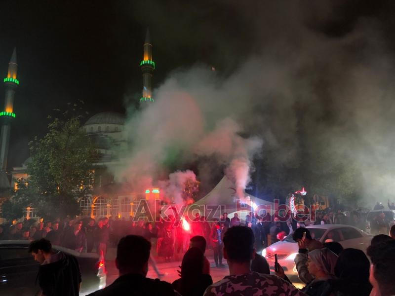 Akyazı'da şampiyonluk coşkusu