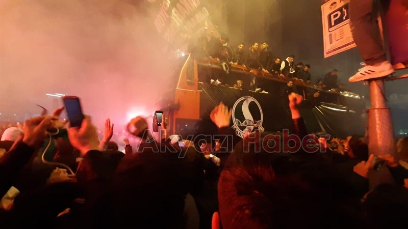 Çarkta muhteşem karşılama