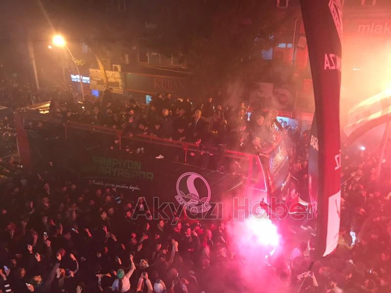 Çarkta muhteşem karşılama