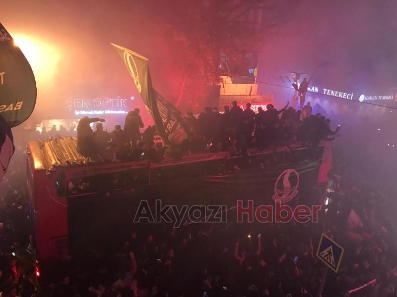 Çarkta muhteşem karşılama