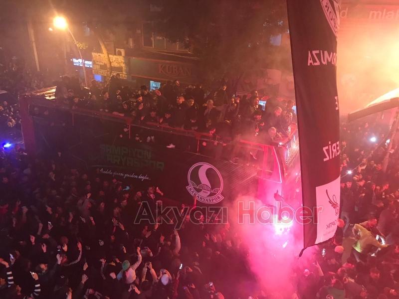 Çarkta muhteşem karşılama