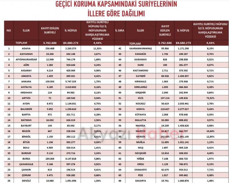 Sakarya'daki yabancı sayısı açıklandı