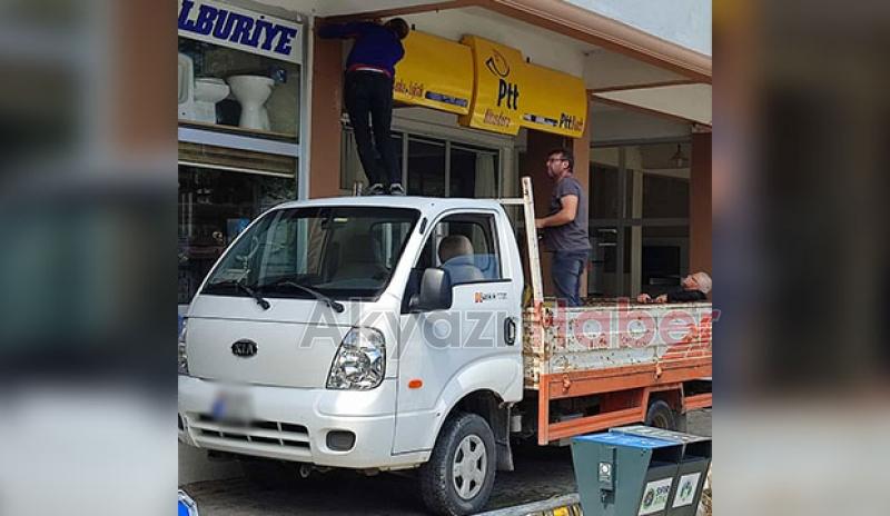 Altındere'de PTT Şubesi kapatıldı