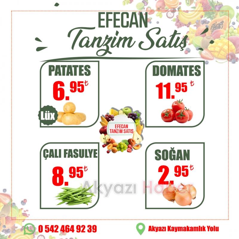   Meyve ve Sebze'nin Kalbi Efecan'da Atıyor